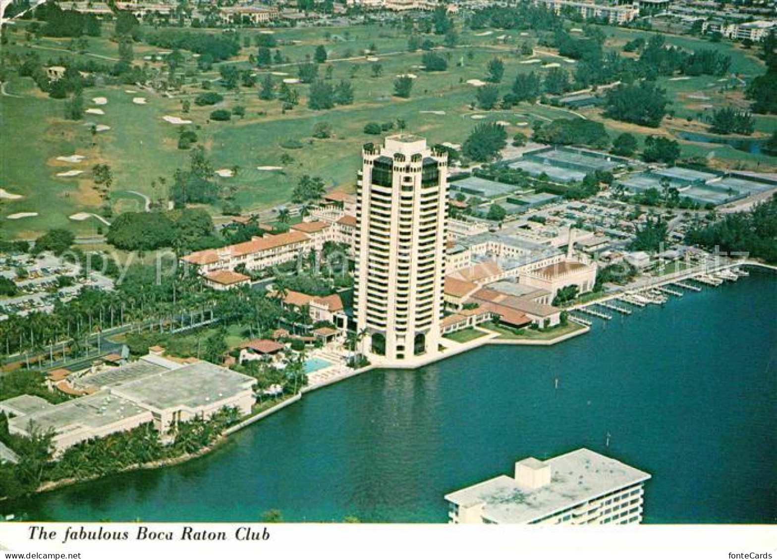 72715914 Florida_NY Fabulous Boca Raton Club Aerial View - Autres & Non Classés