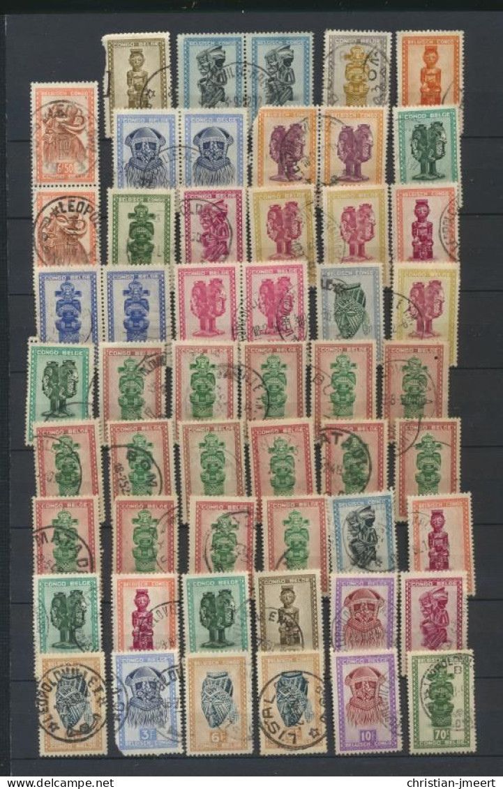 Belgisch Congo Belge  104 Zegels - Used Stamps
