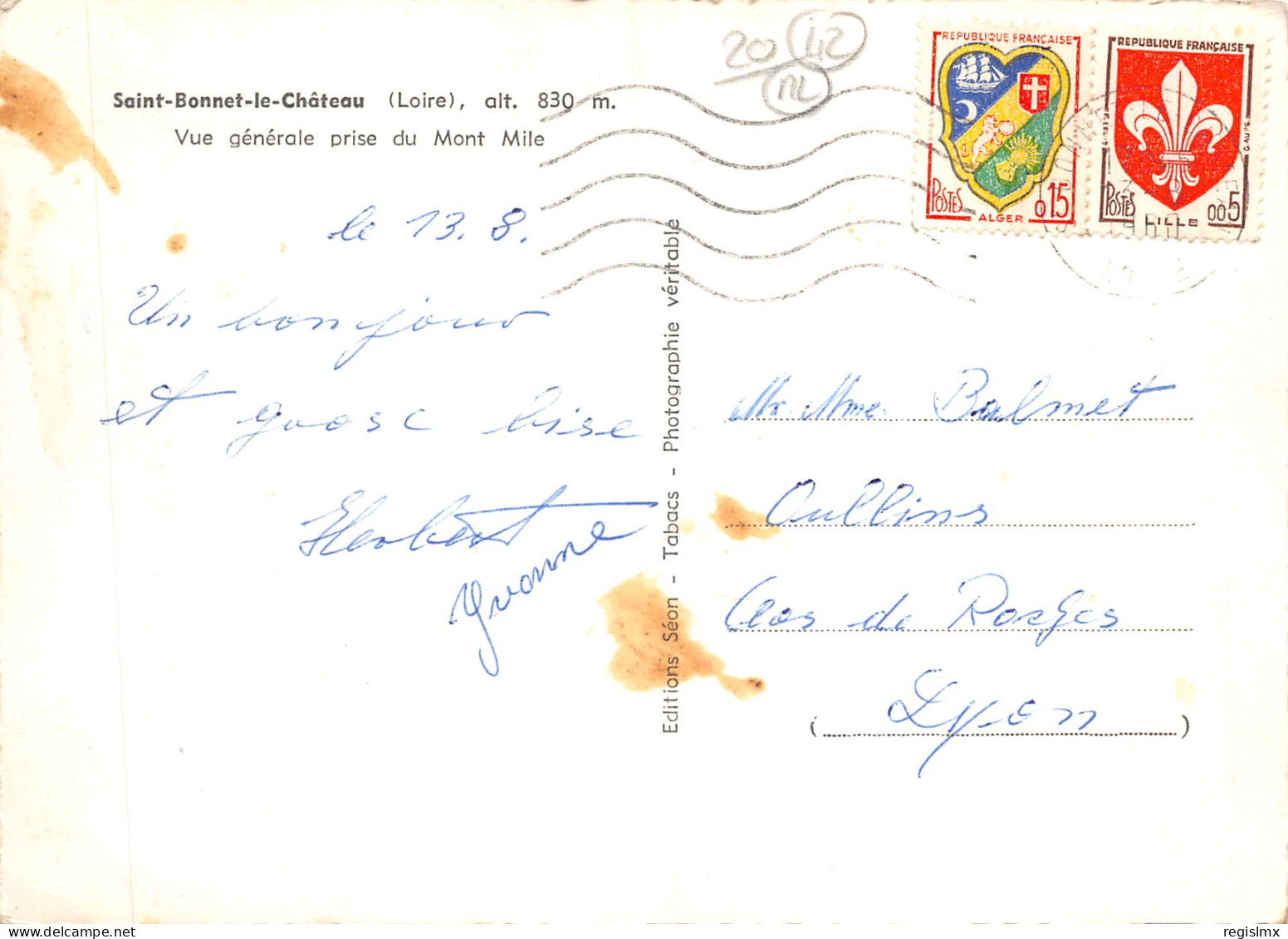 42-SAINT BONNET LE CHÂTEAU-N°T556-D/0107 - Sonstige & Ohne Zuordnung