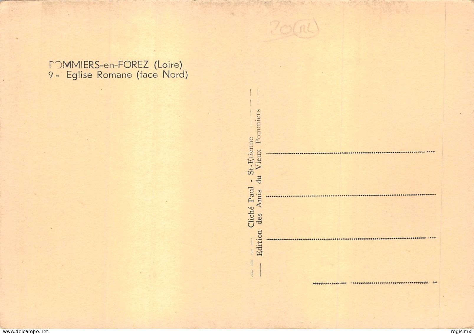 42-POMMIERS EN FOREZ-N°T556-C/0305 - Other & Unclassified