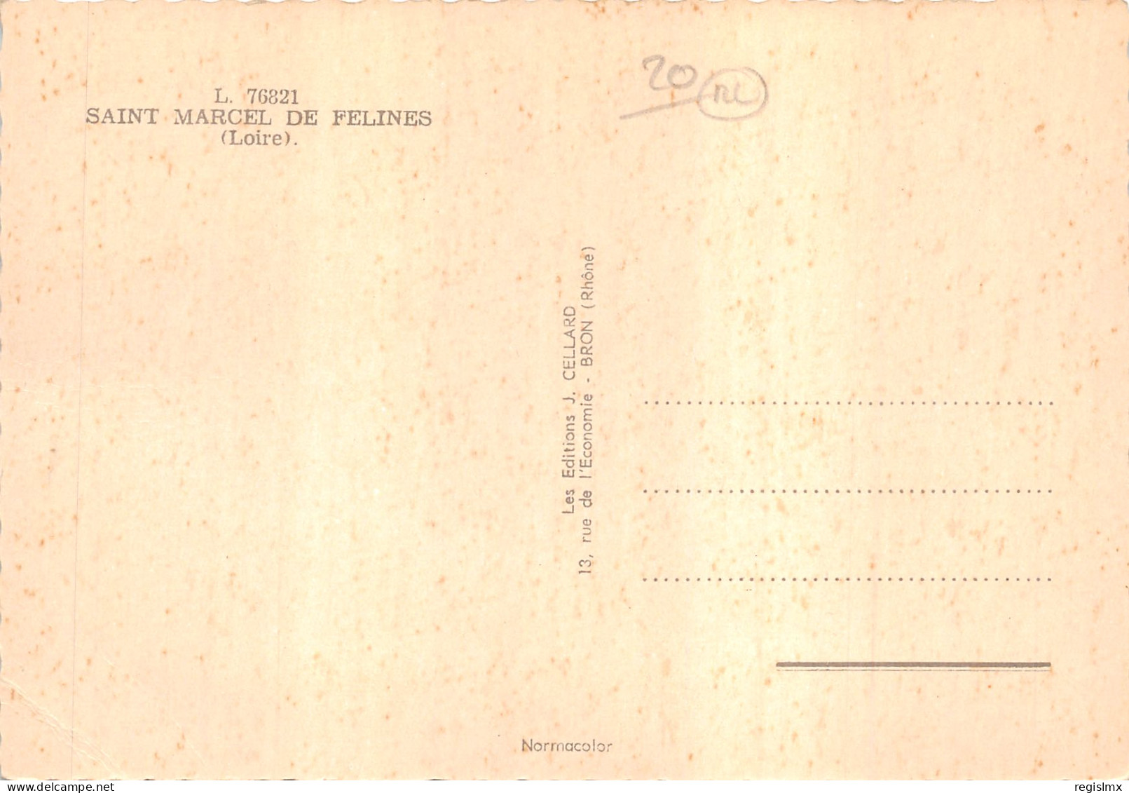 42-SAINT MARCEL DE FELINES-N°T556-C/0161 - Otros & Sin Clasificación