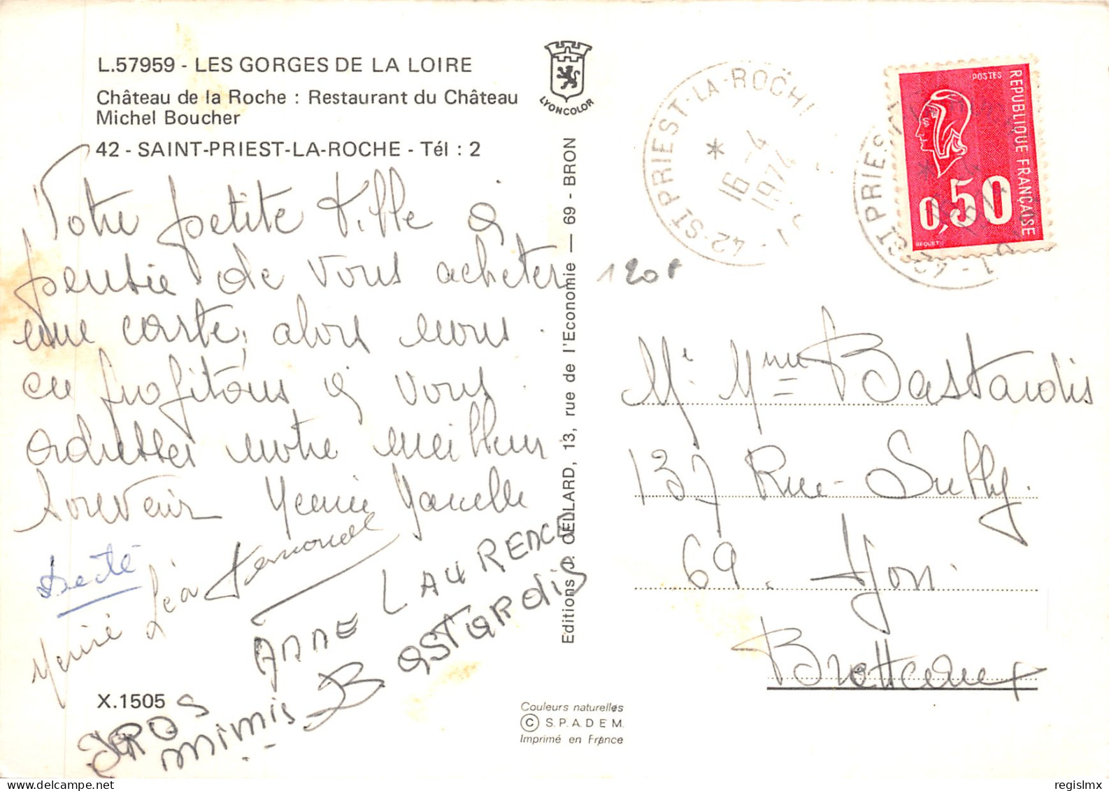 42-SAINT PRIEST LA ROCHE-N°T556-C/0109 - Other & Unclassified