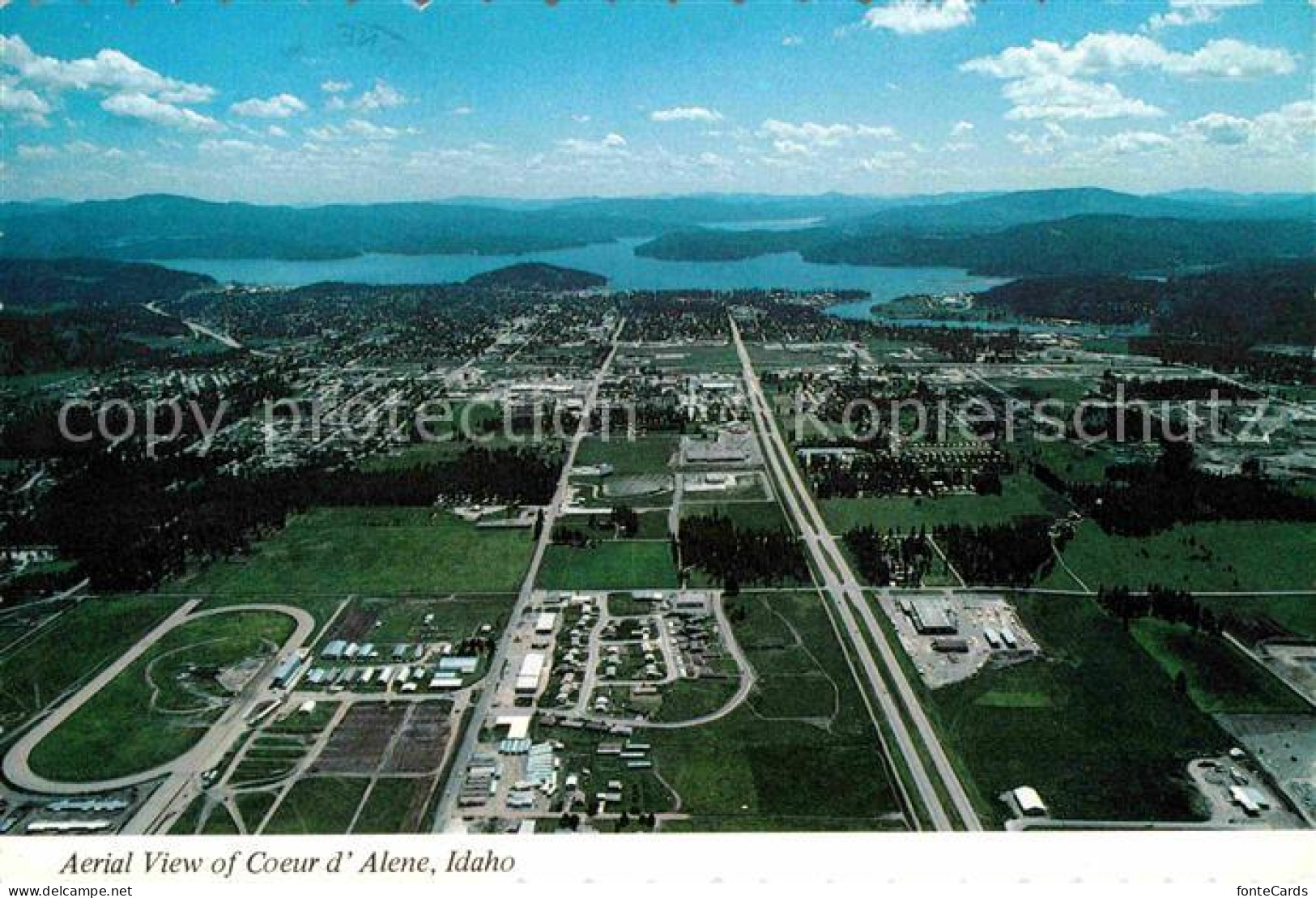 72715538 Coeur_d_Alene Aerial View - Sonstige & Ohne Zuordnung