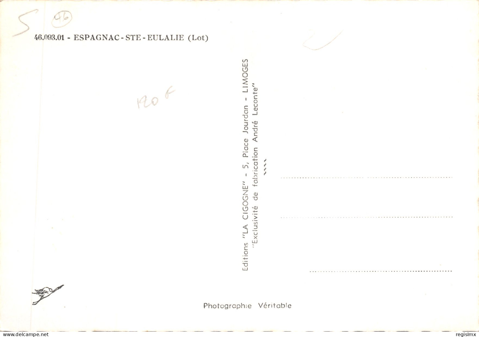 46-ESPAGNAC SAINTE EULALIE-N°T557-D/0039 - Autres & Non Classés