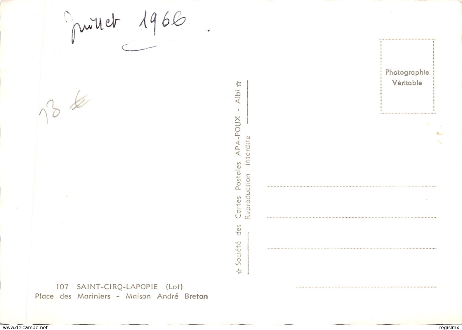 46-SAINT CIRQ LAPOPIE-N°T557-D/0043 - Other & Unclassified