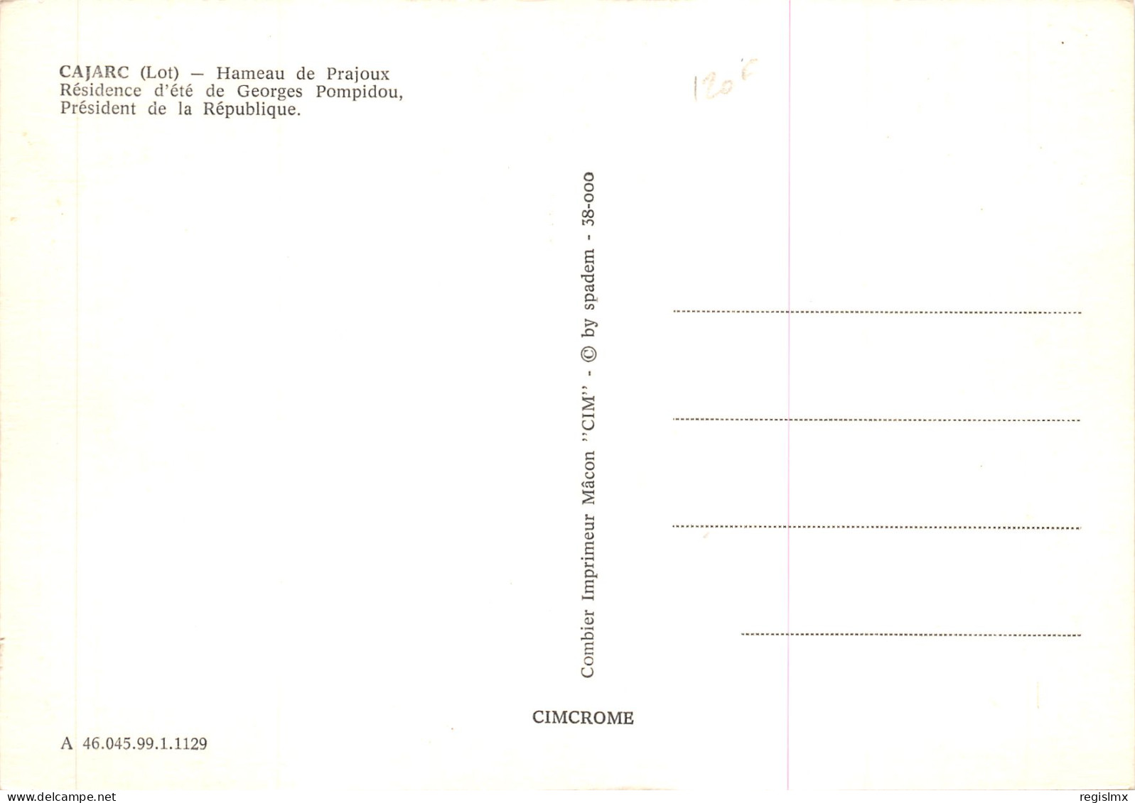 46-CAJARC-N°T557-D/0015 - Otros & Sin Clasificación