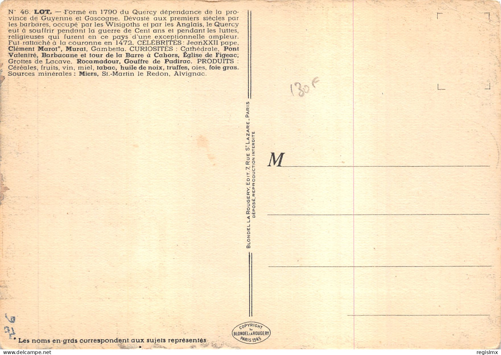 46-PANORAMA DU LOT-N°T557-D/0011 - Other & Unclassified
