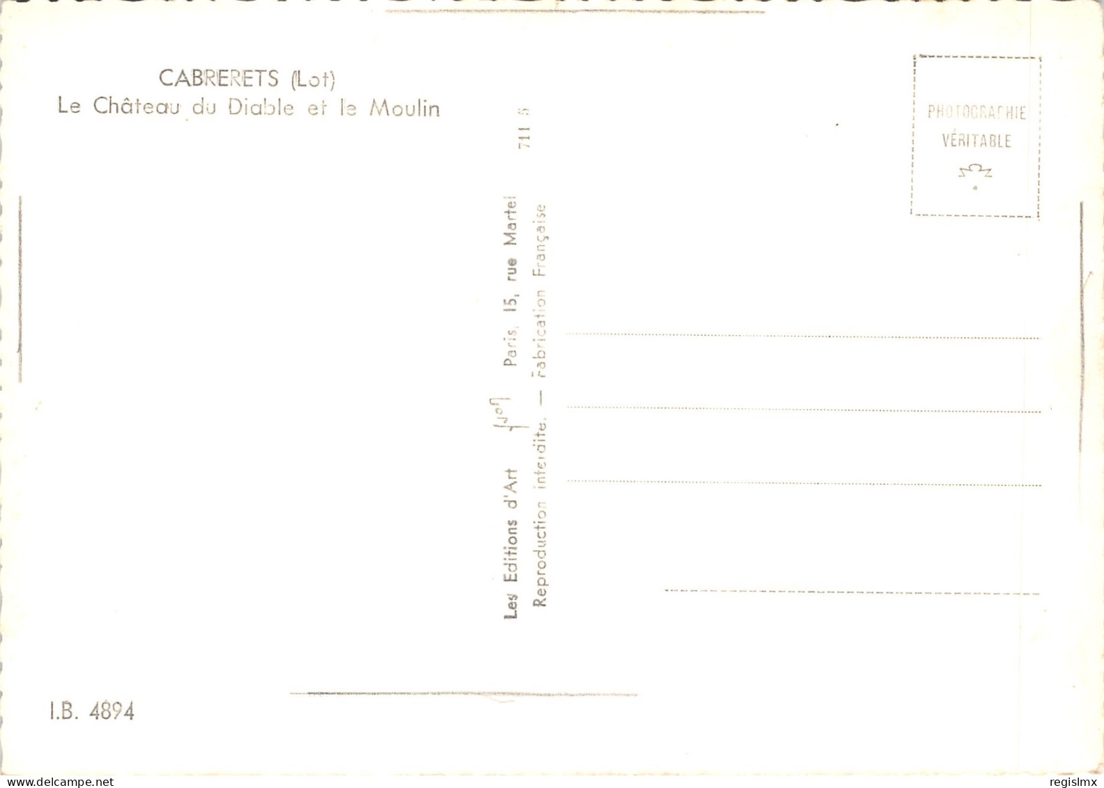 46-CABRERETS-N°T557-C/0257 - Andere & Zonder Classificatie