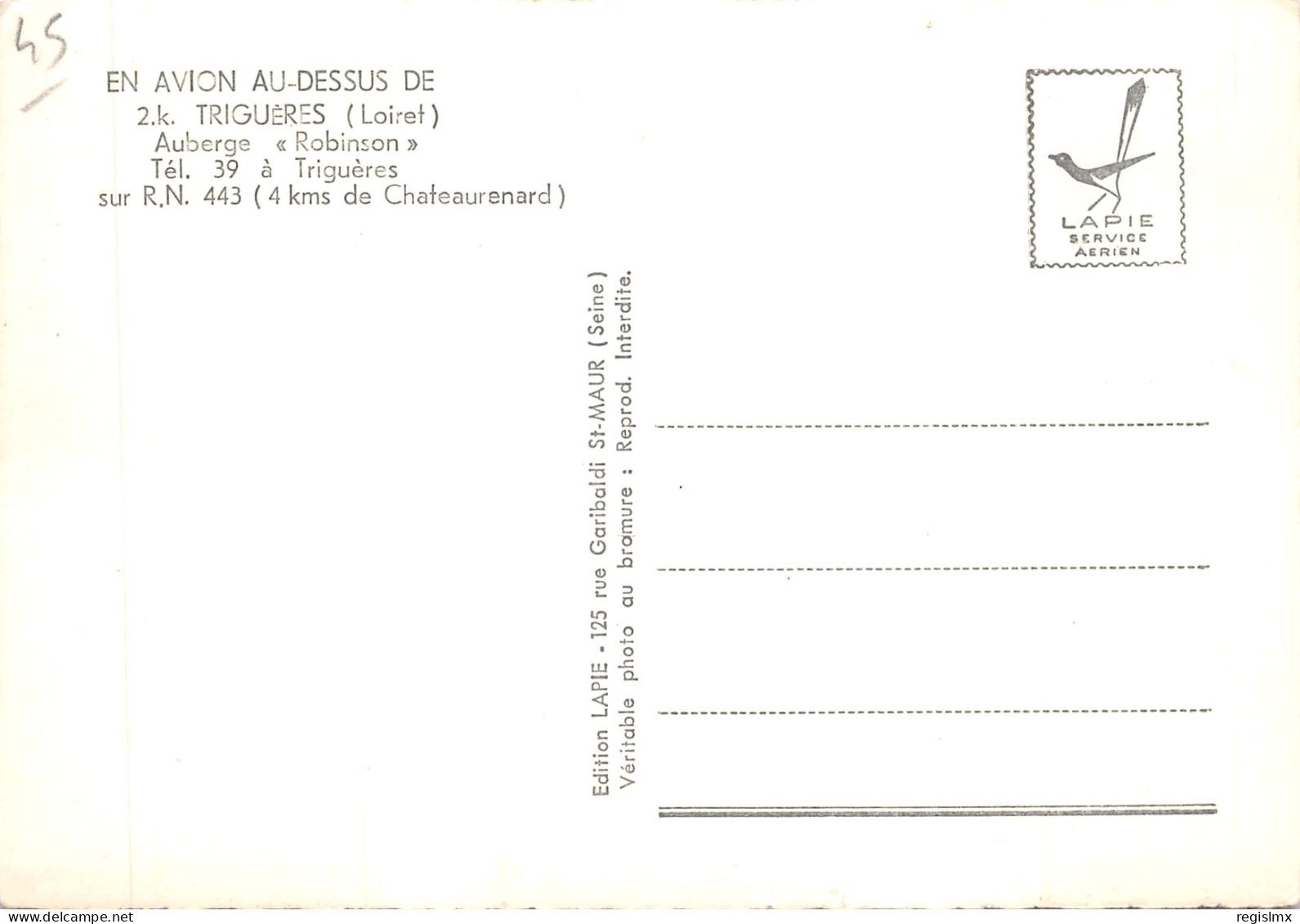 45-TRIGUERES-N°T557-B/0399 - Other & Unclassified