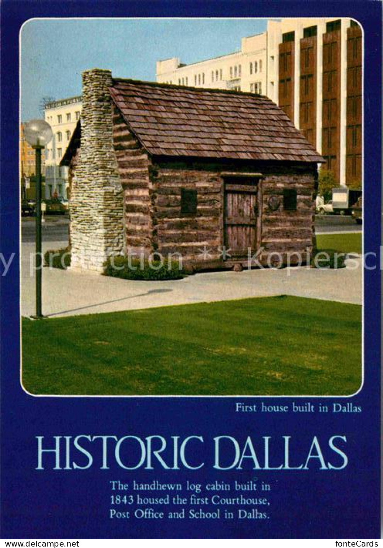 72708483 Dallas_Texas John Neely Bryan Cabin - Andere & Zonder Classificatie