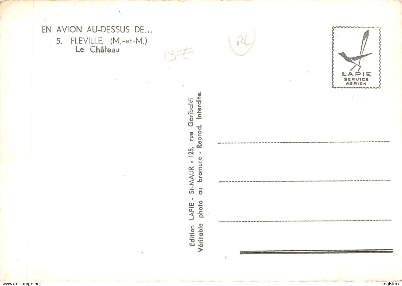 54-FLEVILLE-LE CHÂTEAU-N°T558-B/0311 - Otros & Sin Clasificación