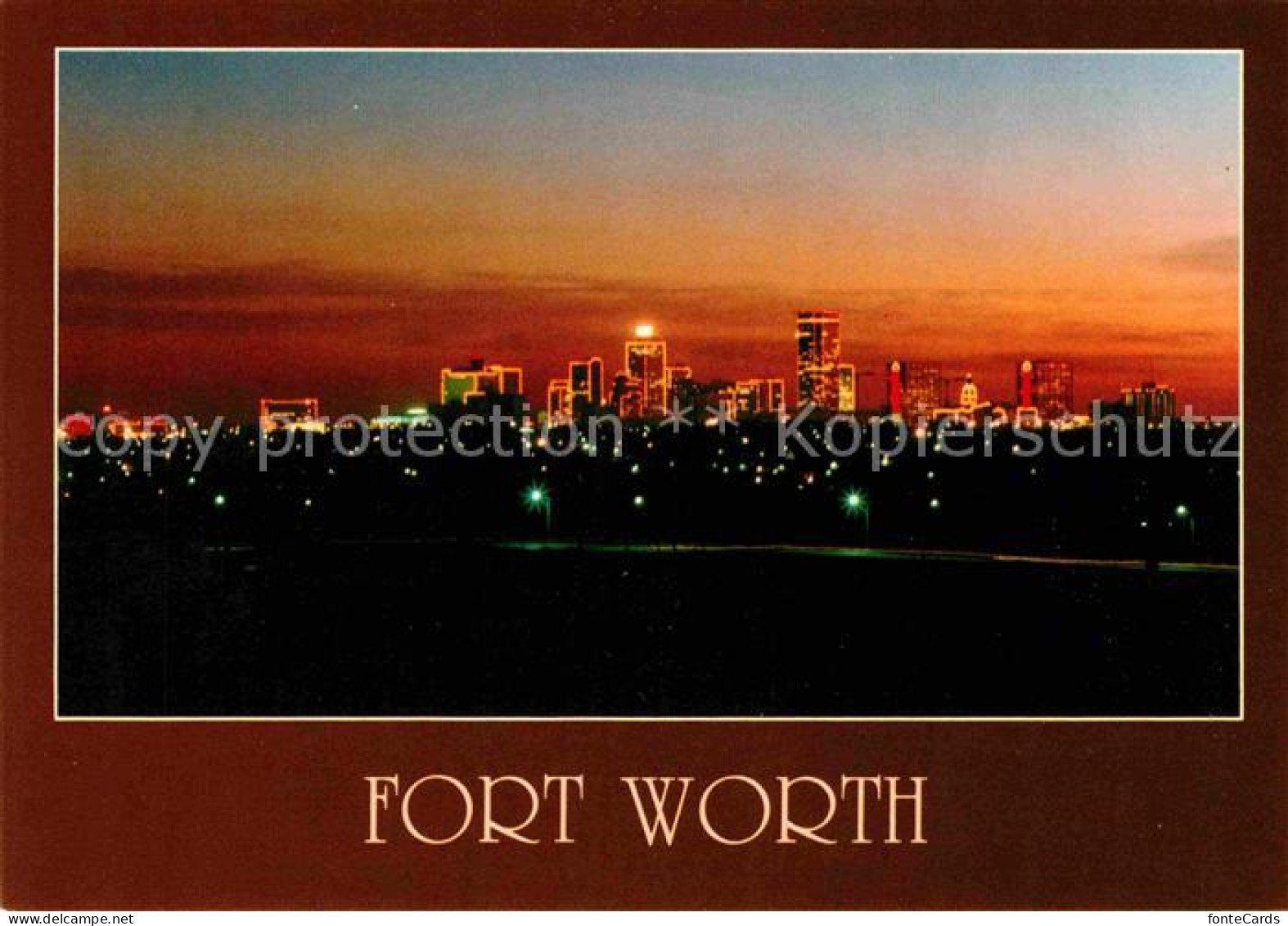 72708477 Fort_Worth Panorama  - Sonstige & Ohne Zuordnung