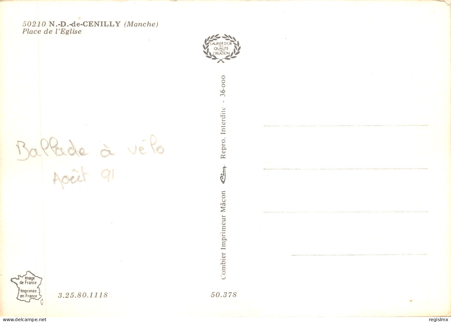50-NOTRE DAME DE CENILLY-N°T558-B/0049 - Other & Unclassified