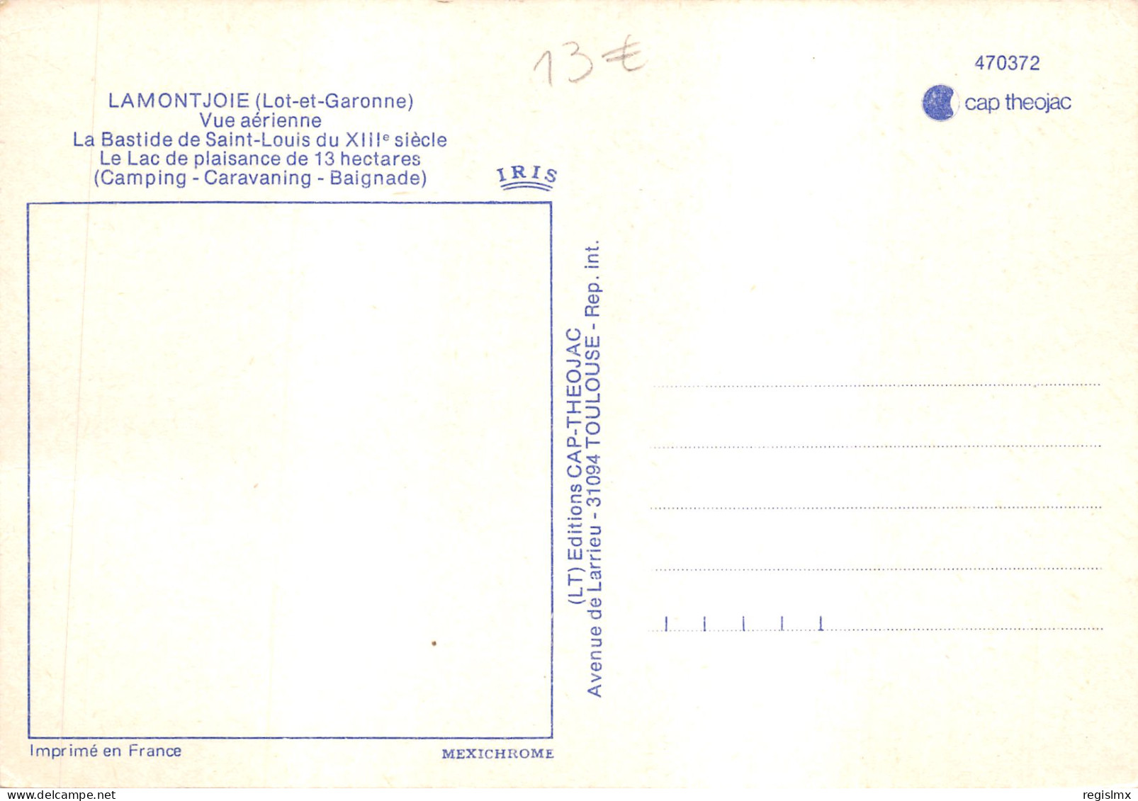 47-LAMONTJOIE-N°T557-D/0211 - Other & Unclassified