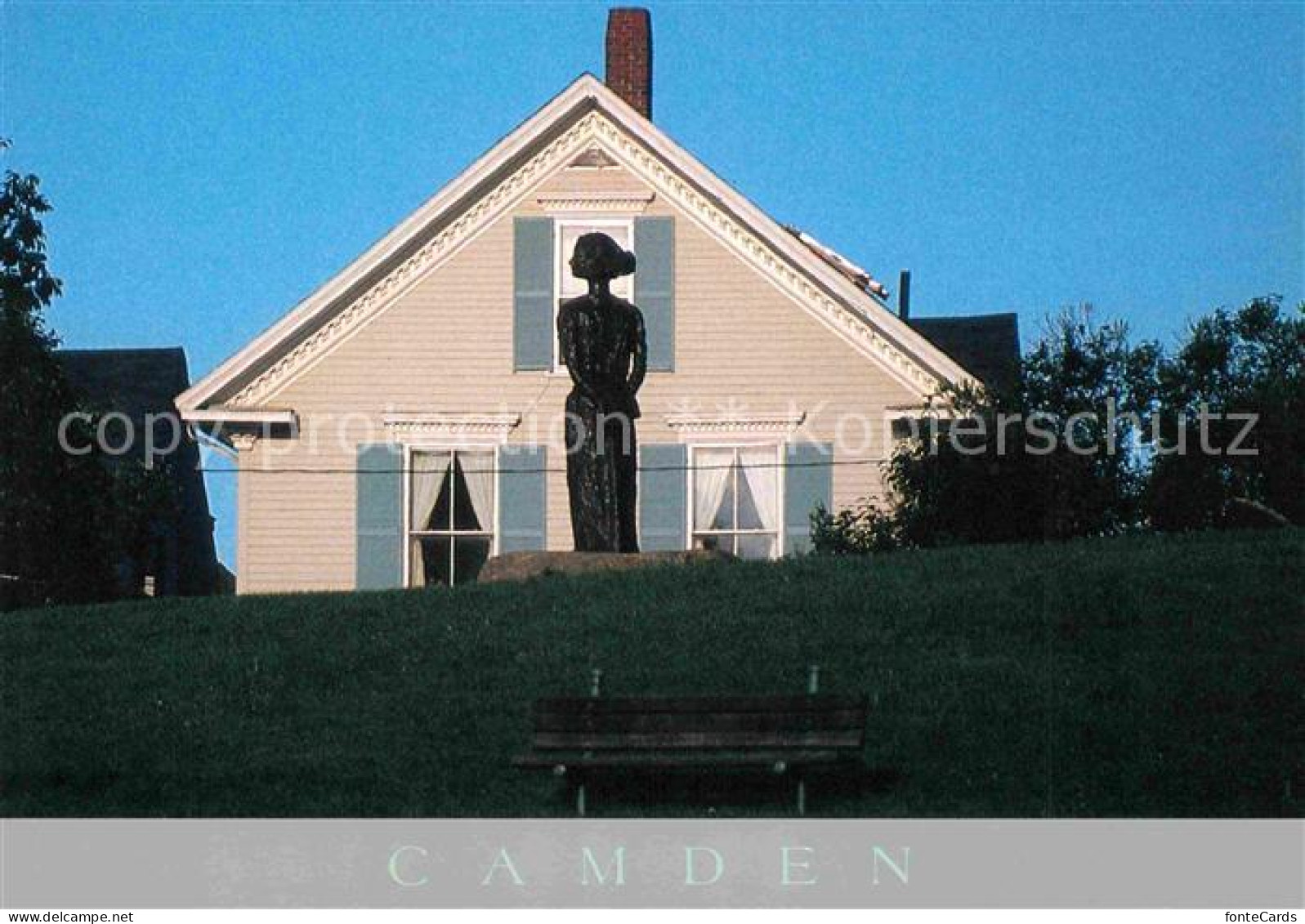 72708448 Camden_Maine Statue Von Edna St. Vincent Millay - Andere & Zonder Classificatie