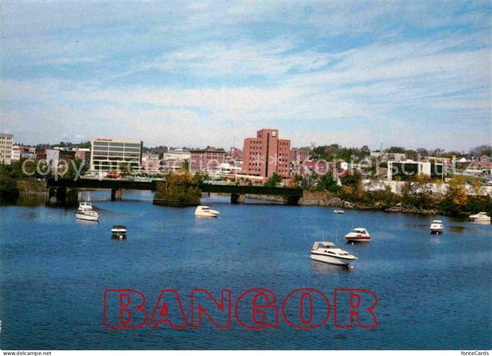 72708443 Bangor_Maine Panorama  - Andere & Zonder Classificatie