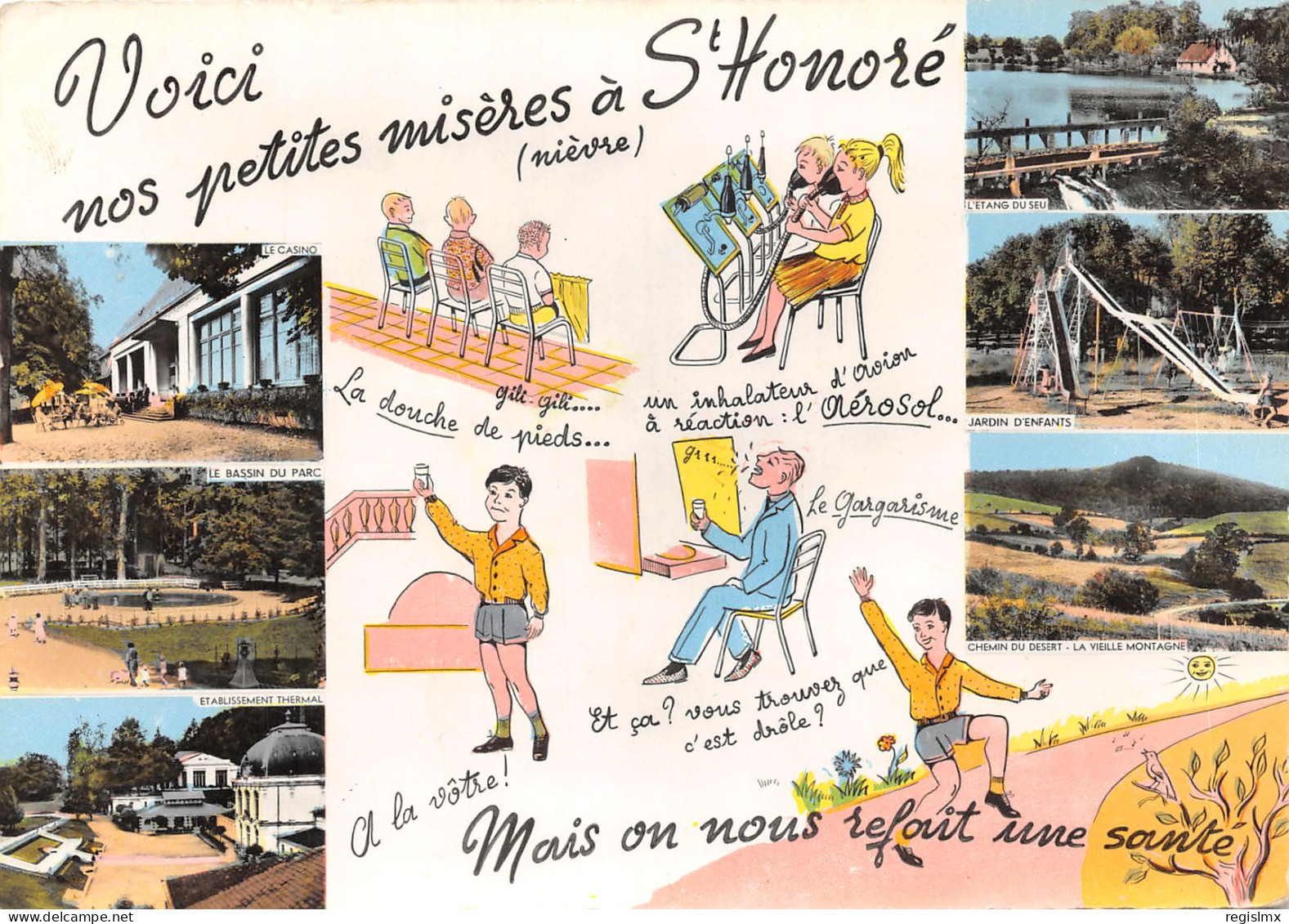 58-SAINT HONORE LES BAINS-N°T558-D/0169 - Autres & Non Classés