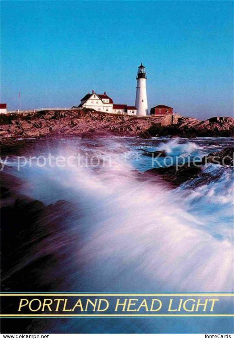 72708424 Portland_Maine Leuchtturm Cape Elizabeth - Autres & Non Classés