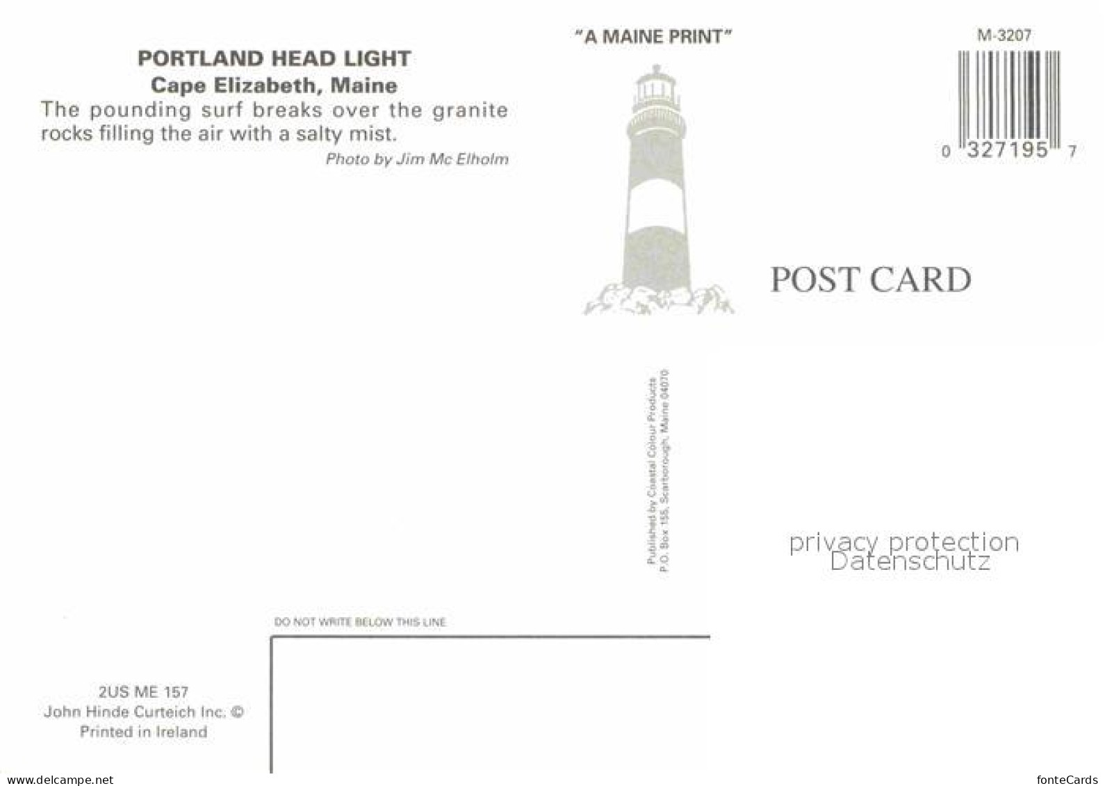 72708424 Portland_Maine Leuchtturm Cape Elizabeth - Sonstige & Ohne Zuordnung