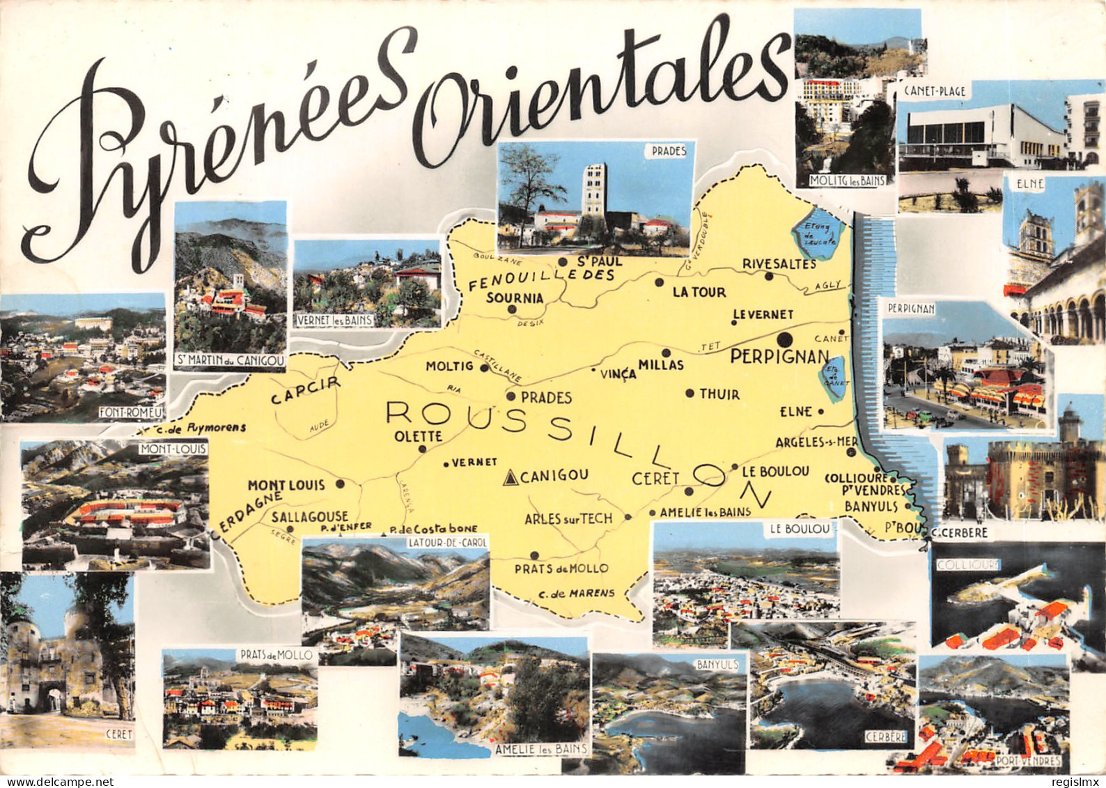 66-PANORAMA DES PYRENEES ORIENTALES-N°T559-D/0095 - Other & Unclassified