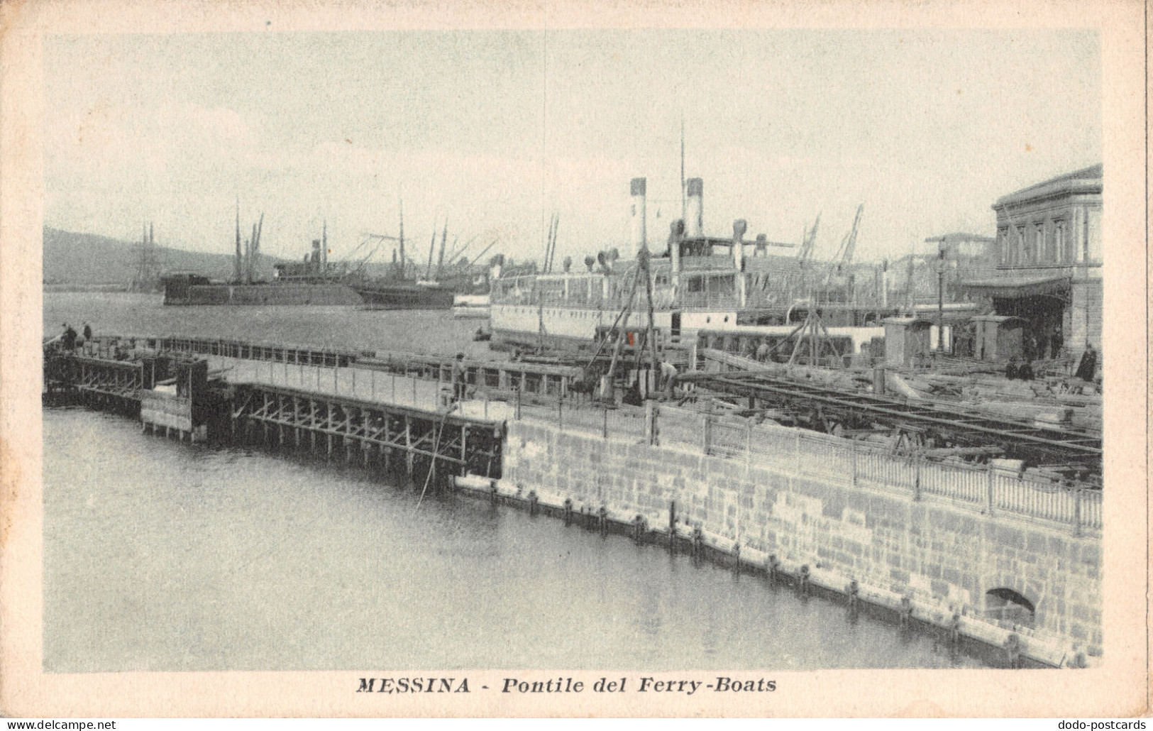 R297480 Messina. Pontile Del Ferry Boats. 16616 - Wereld