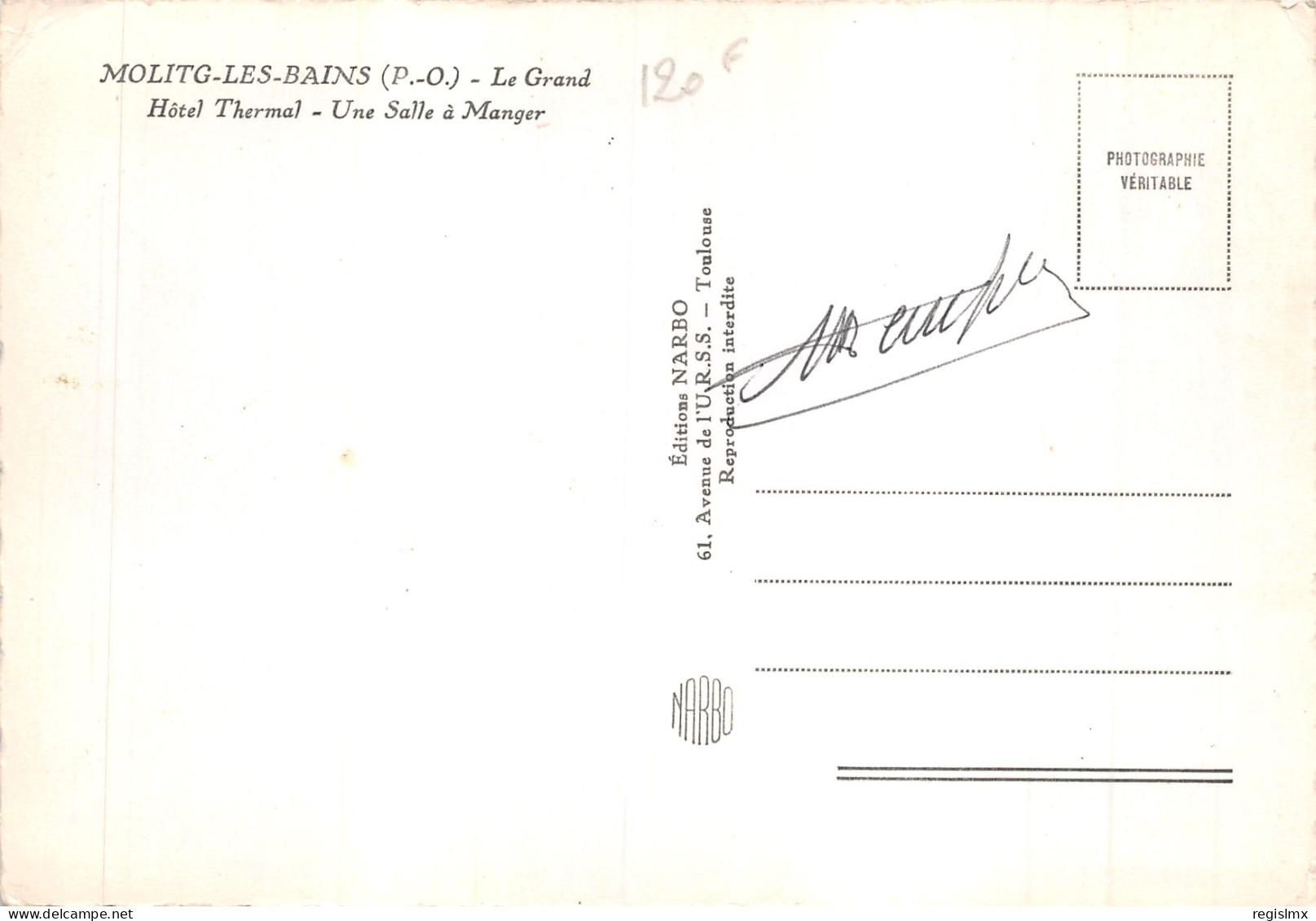 66-MOLTIG LES BAINS-N°T559-C/0339 - Other & Unclassified