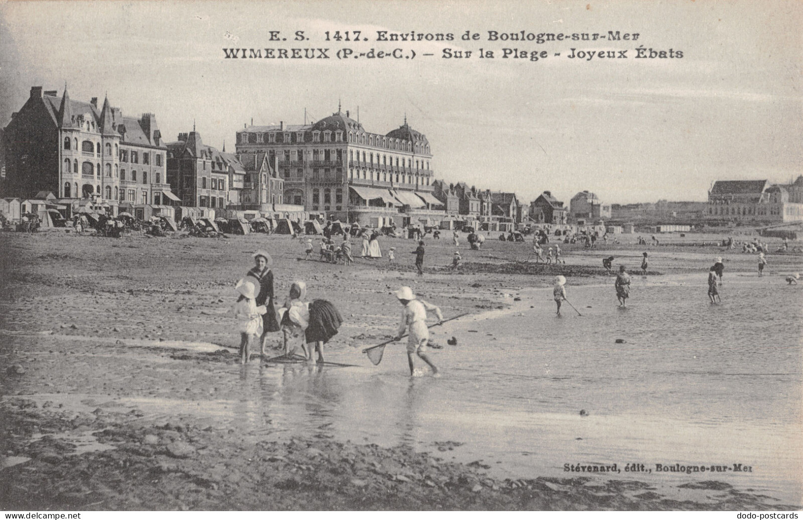 R295946 E. S. 1417. Environs De Boulogne Sur Mer. Wimereux. P. De C. Sur La Plag - Wereld