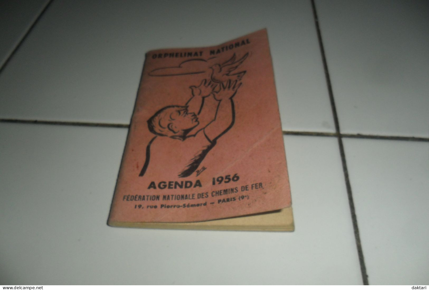 AGENDA  1956 FEDERATION NATIONALE DES CHEMINS DE FER UNE  VINGTAINE DE PAGES - Small : 1941-60