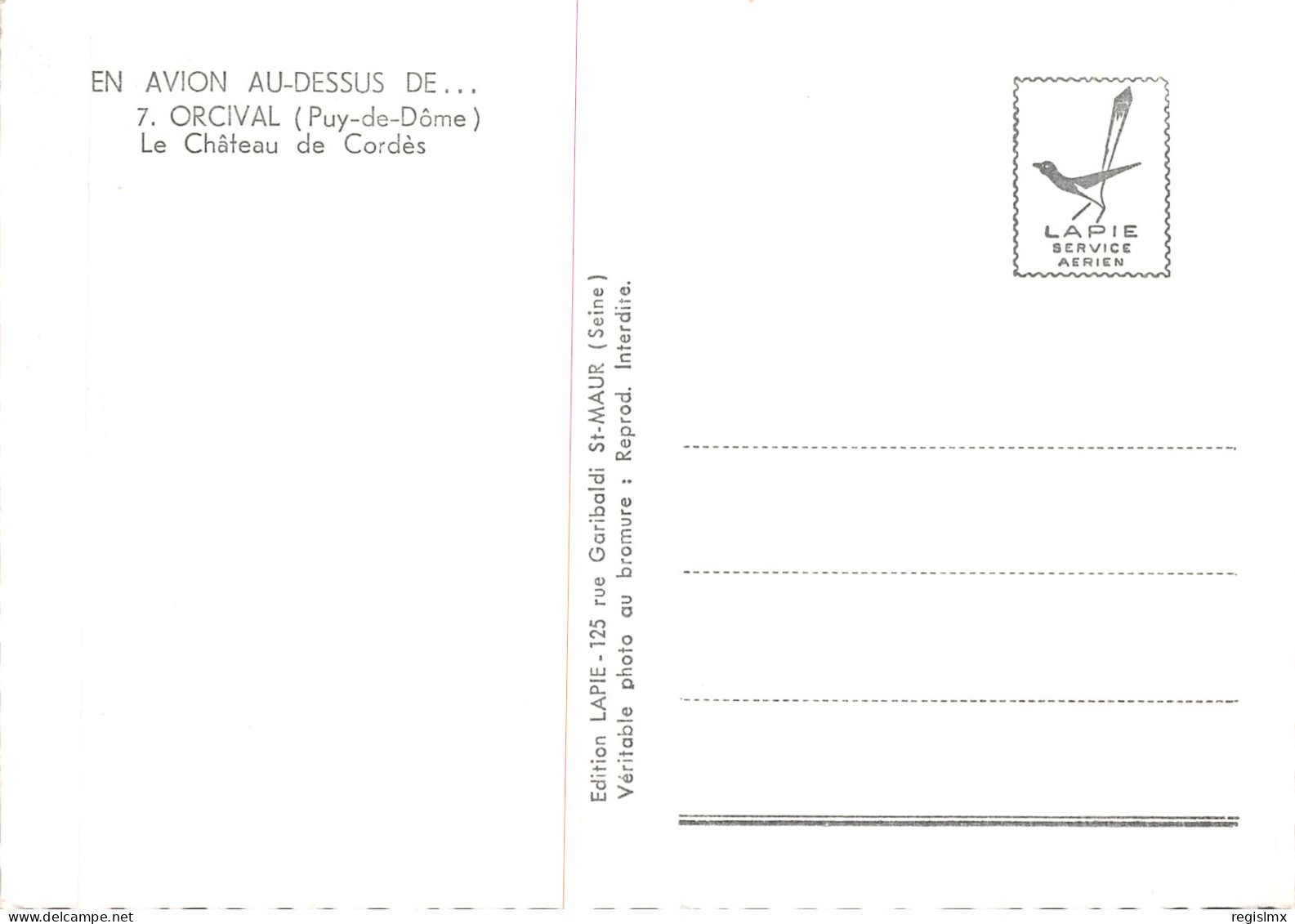 63-ORCIVAL-CHÂTEAU DE CORDES-N°T559-B/0145 - Otros & Sin Clasificación