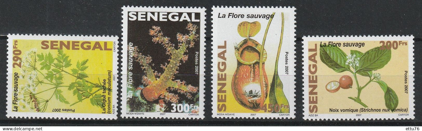 Senegal  2008  Wild Plants,Flowers  Set  MNH - Other & Unclassified