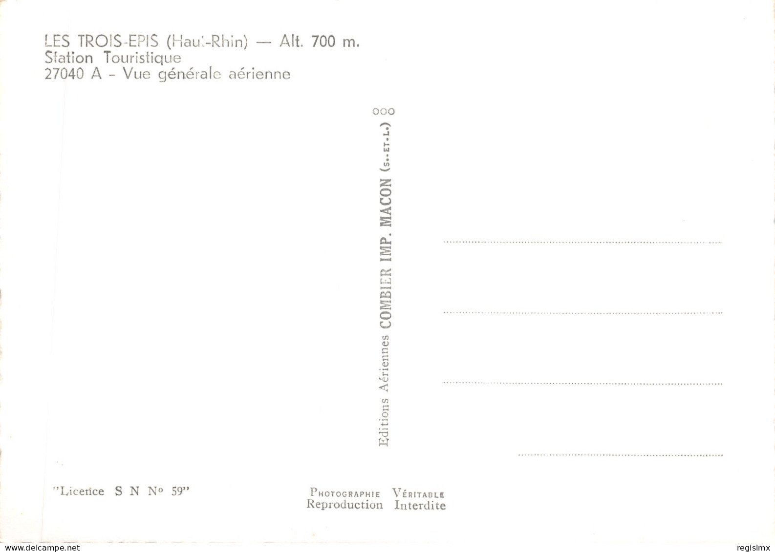 68-LES TROIS EPIS-N°T560-A/0145 - Sonstige & Ohne Zuordnung