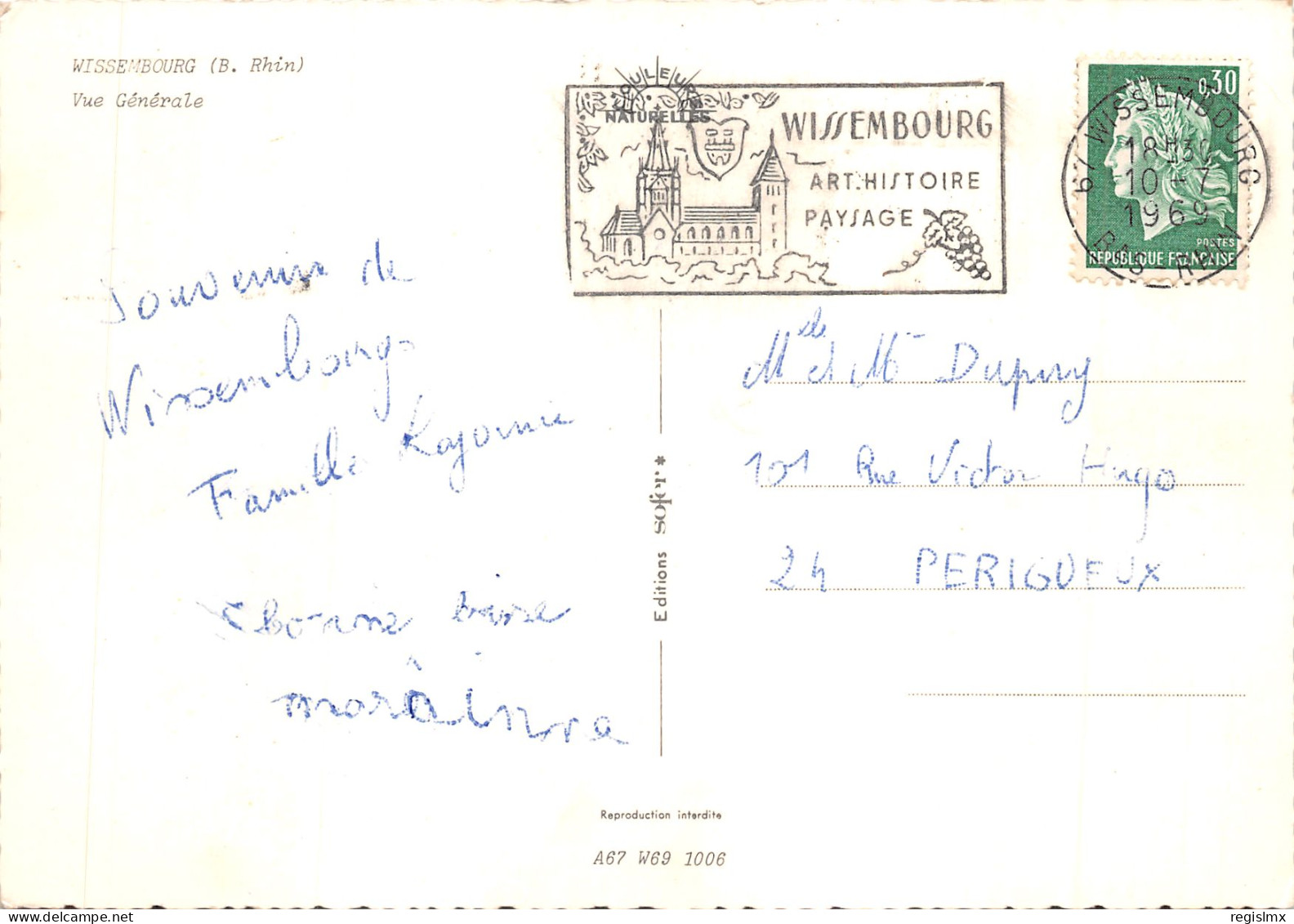 67-WISSEMBOURG-N°T559-D/0255 - Wissembourg