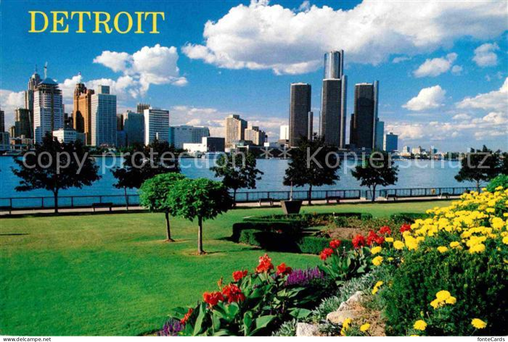 72708361 Detroit_Michigan Skyscrapers - Andere & Zonder Classificatie