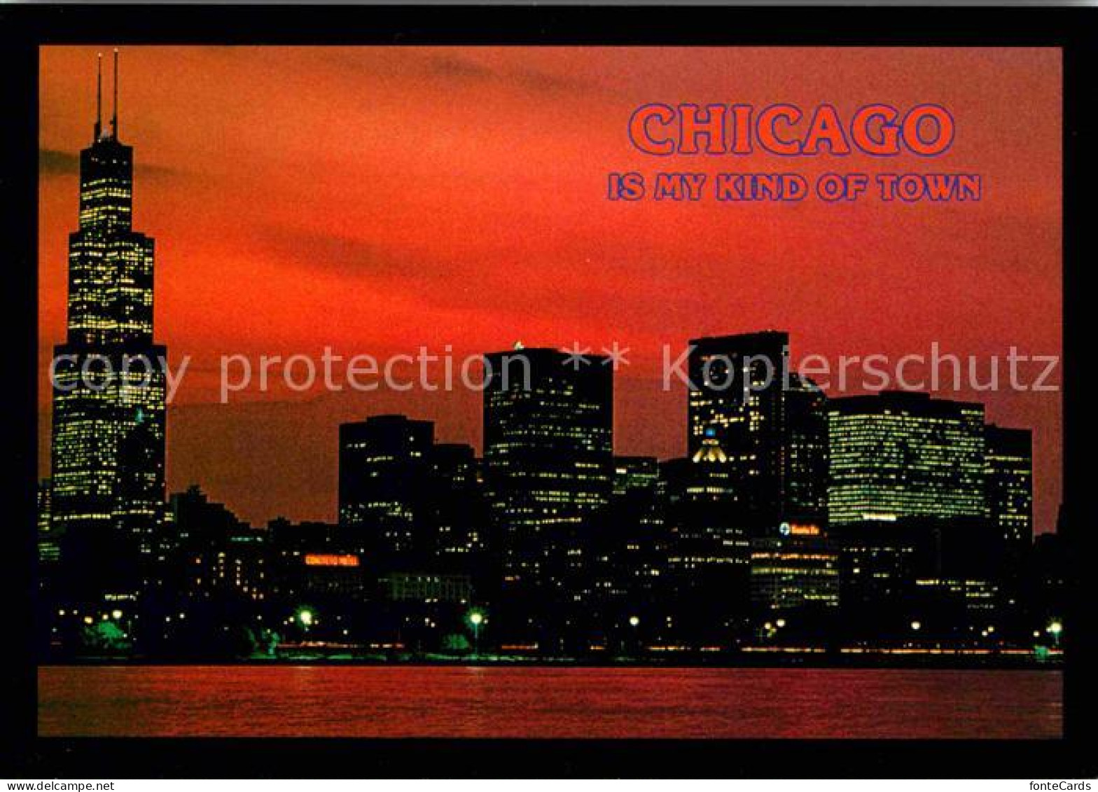 72708345 Chicago_Illinois Skyline - Sonstige & Ohne Zuordnung