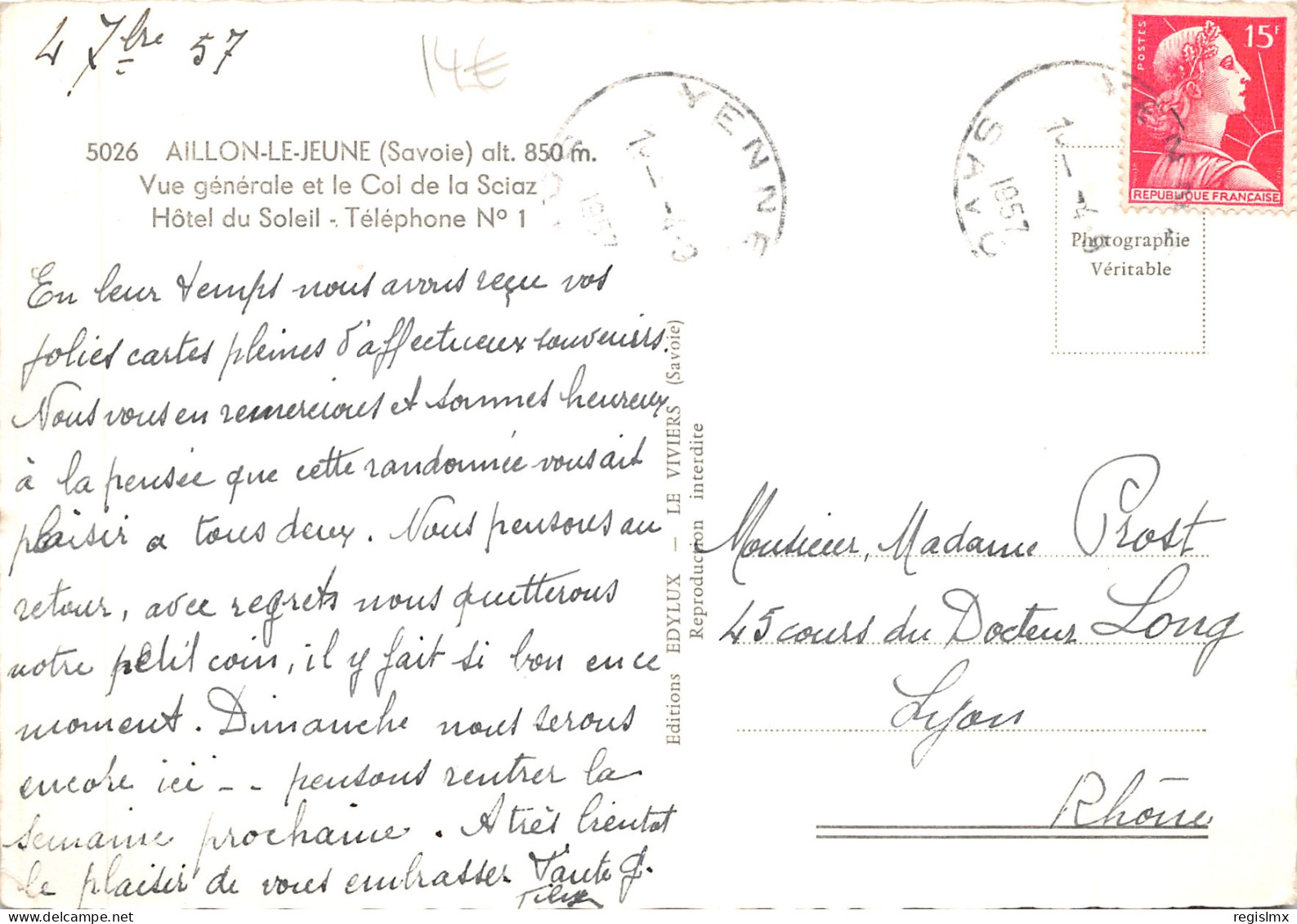 73-AILLON LE JEUNE-N°T560-D/0111 - Other & Unclassified