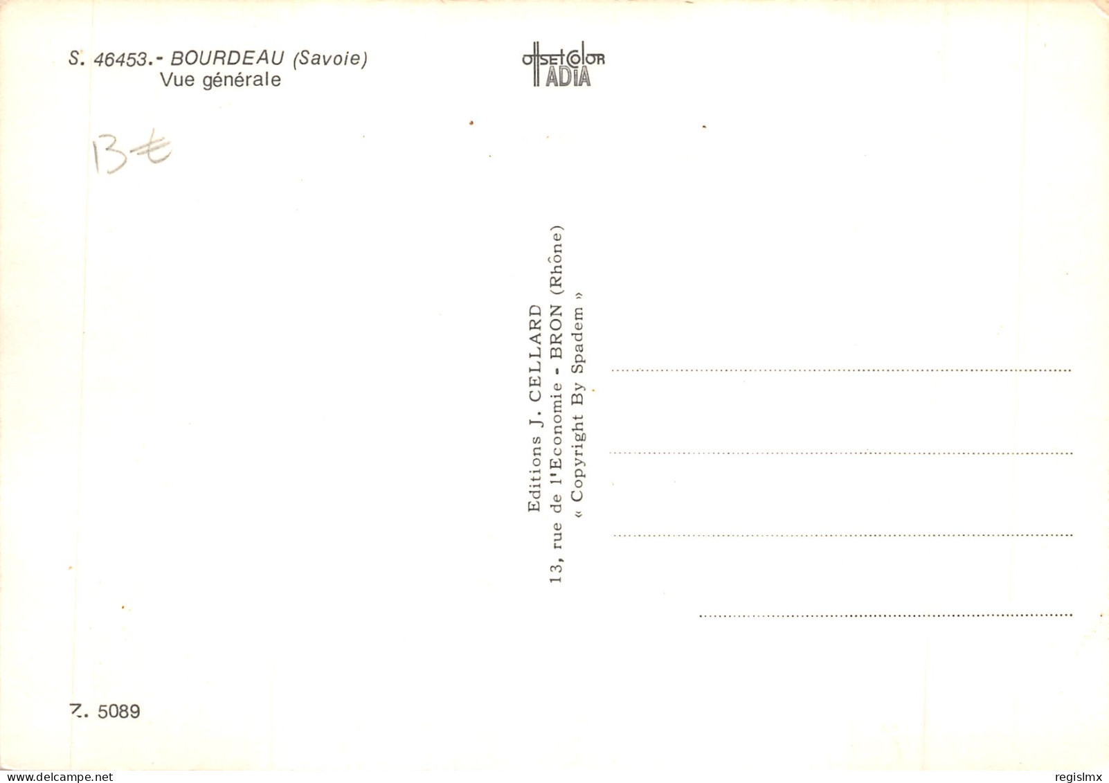 73-BOURDEAU-N°T560-C/0365 - Other & Unclassified