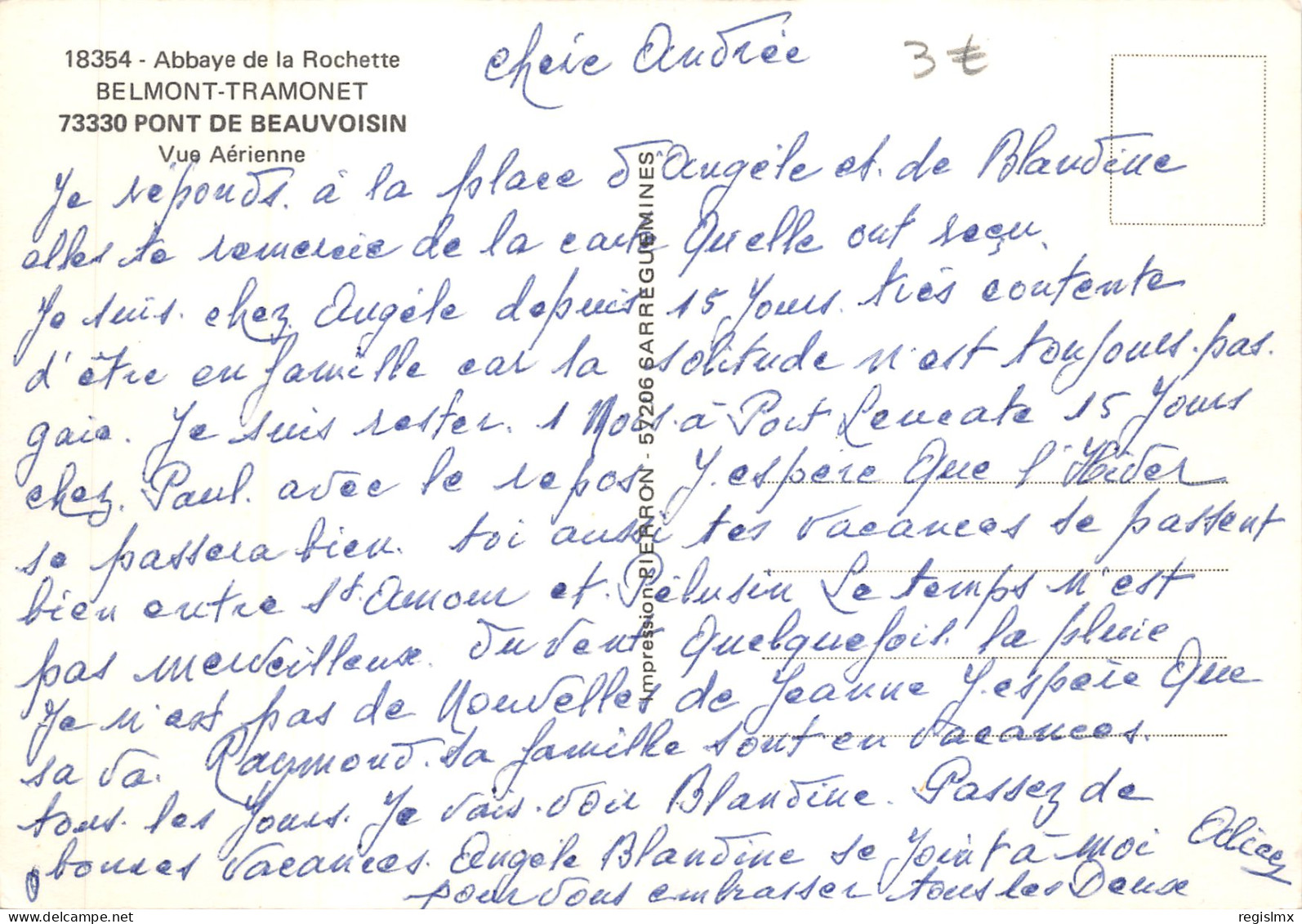 73-PONT DE BEAUVOISIN-ABBAYE DE LA ROCHETTE-N°T560-C/0191 - Autres & Non Classés