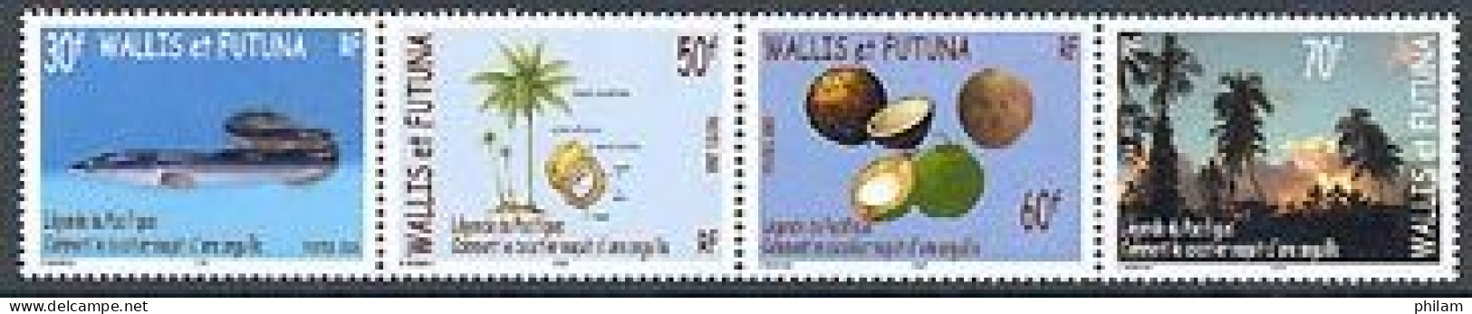 WALLIS ET FUTUNA 2003 - Légende Du Cocotier - 4 V. - Unused Stamps