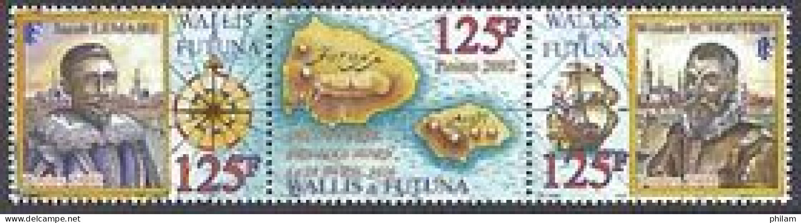 WALLIS ET FUTUNA 2002 - Découverte Des îles Horn - 3 V. - Unused Stamps