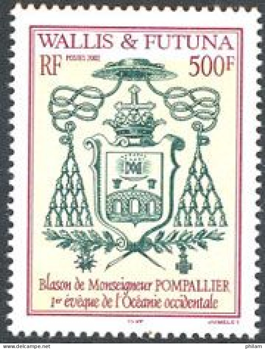 WALLIS ET FUTUNA 2002 - Blason De Monseigneur Pompallier - 1 V. - Neufs