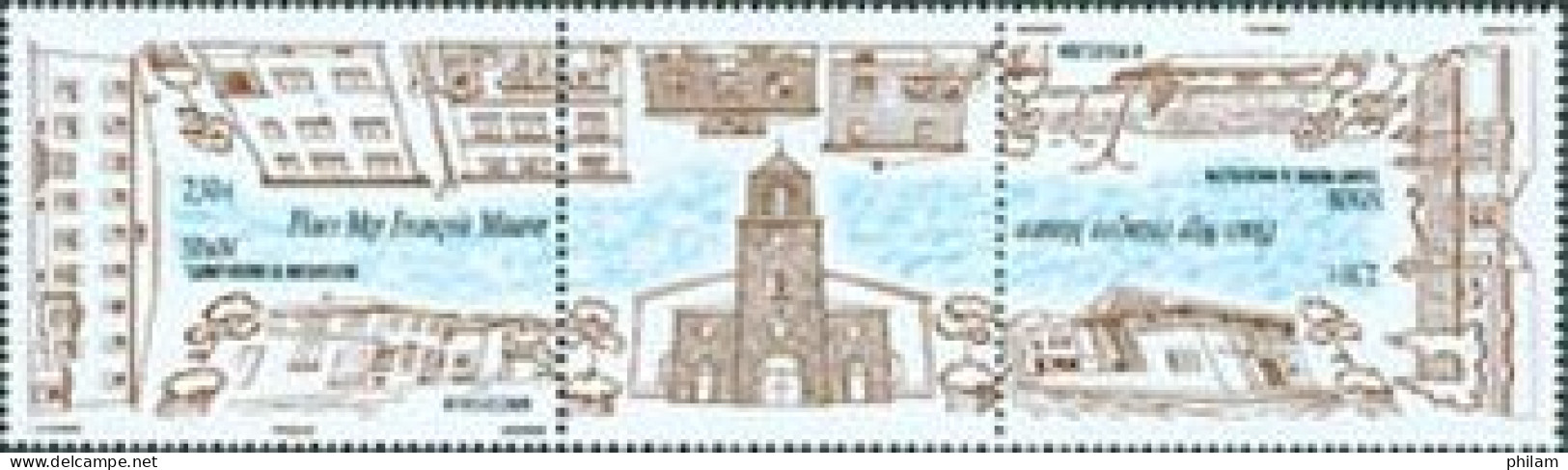SAINT-PIERRE & MIQUELON 2009 - Place Mgr François Maurer -  2 V. - Unused Stamps