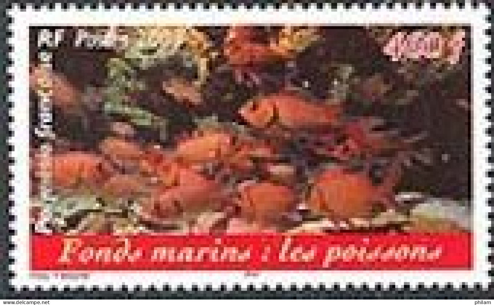 POLYNESIE 2003 -  Fonds Marins - Les Poissons - 1 V. - Unused Stamps