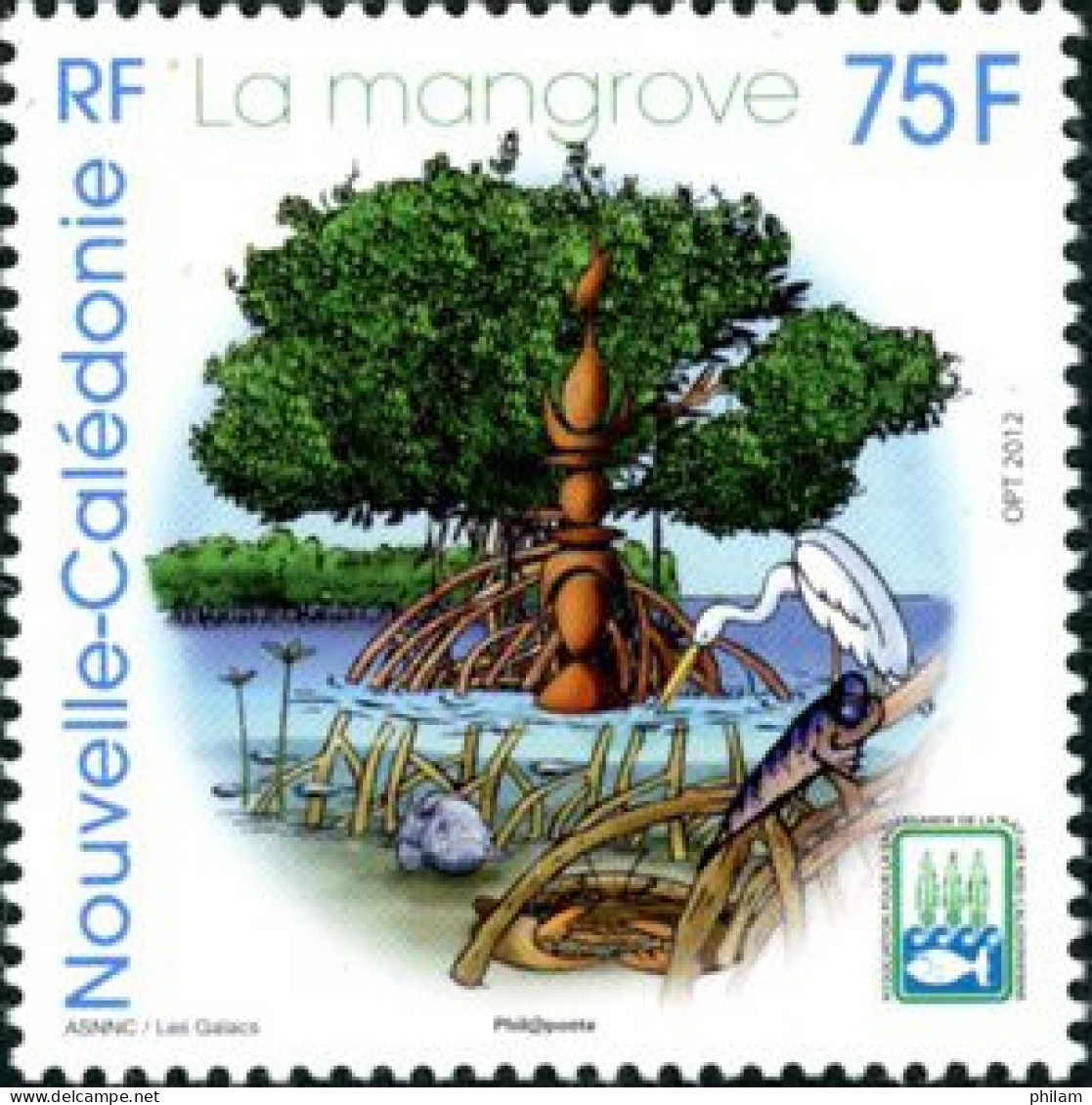NOUVELLE CALEDONIE 2012 - La Mangrove, Faune Et Flore - 1 V. - Unused Stamps