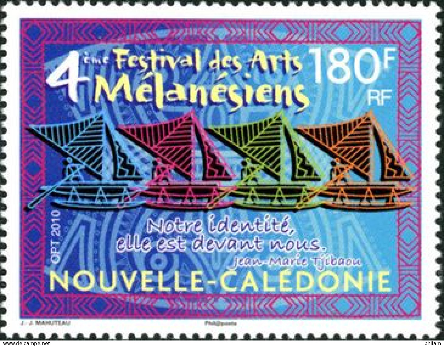 NOUVELLE CALEDONIE 2010 - Festival Des Arts Mélanésiens - 1 V. - Unused Stamps