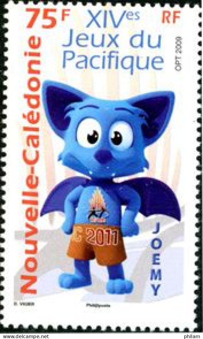 NOUVELLE CALEDONIE 2009 - Jeux Du Pacifique 2011 - Mascotte1 V. - Ungebraucht