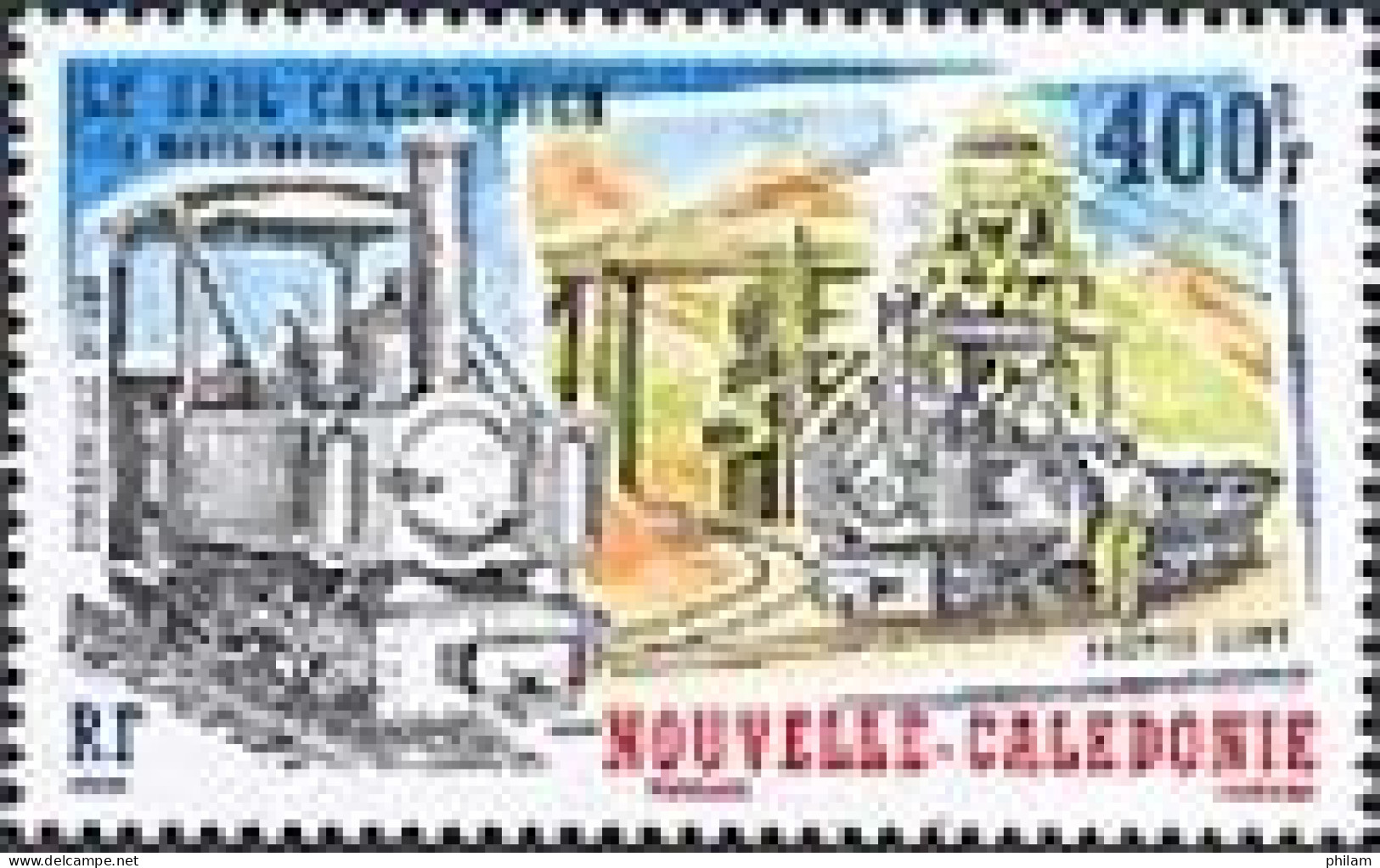 NOUVELLE CALEDONIE 2007 - Le Rail Calédonien - Locomotive La Montagnarde - 1 V. - Treinen