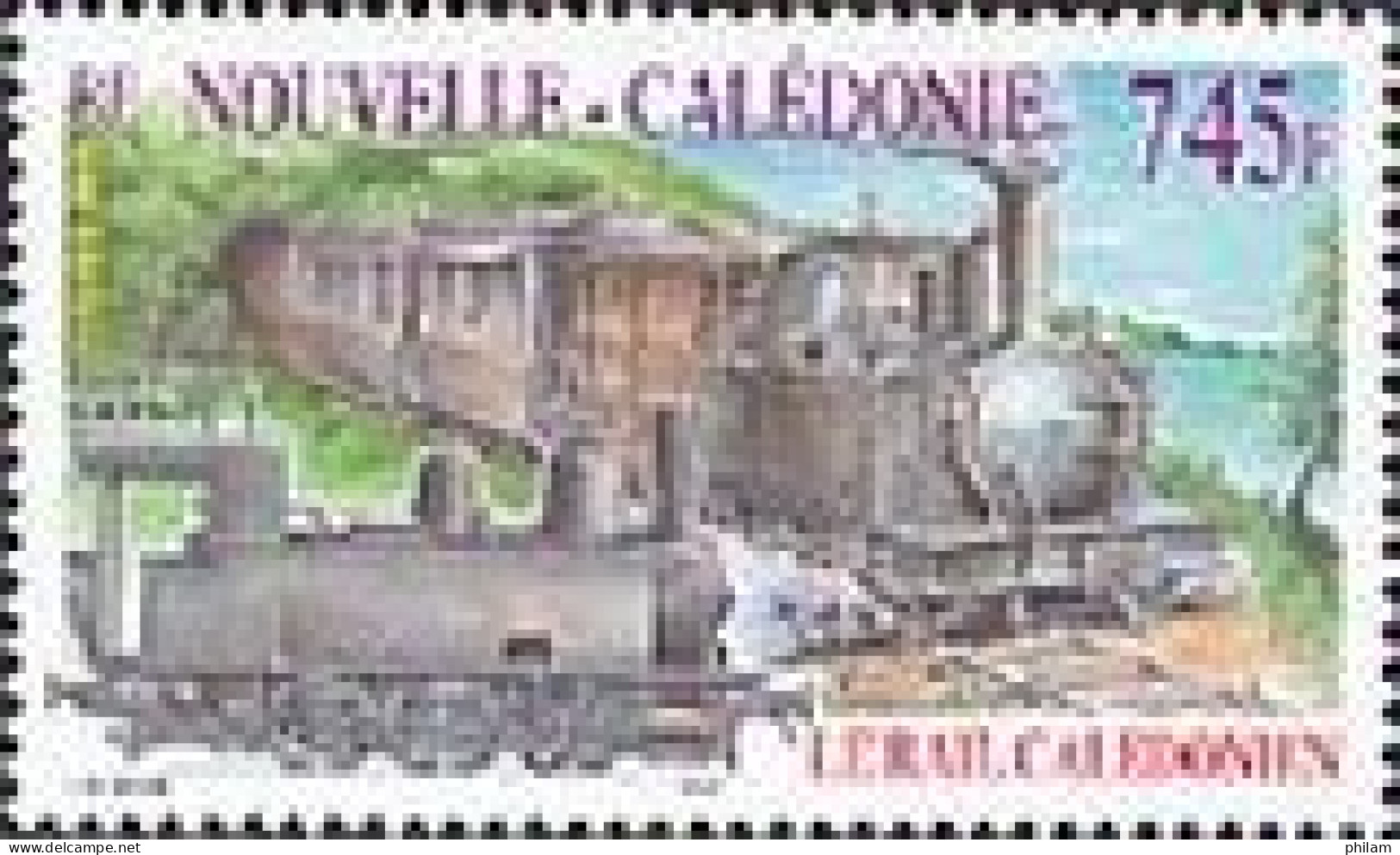 NOUVELLE CALEDONIE 2005 - Le Rail Calédonien - Locomotive Corpet Et Louvet - Trenes