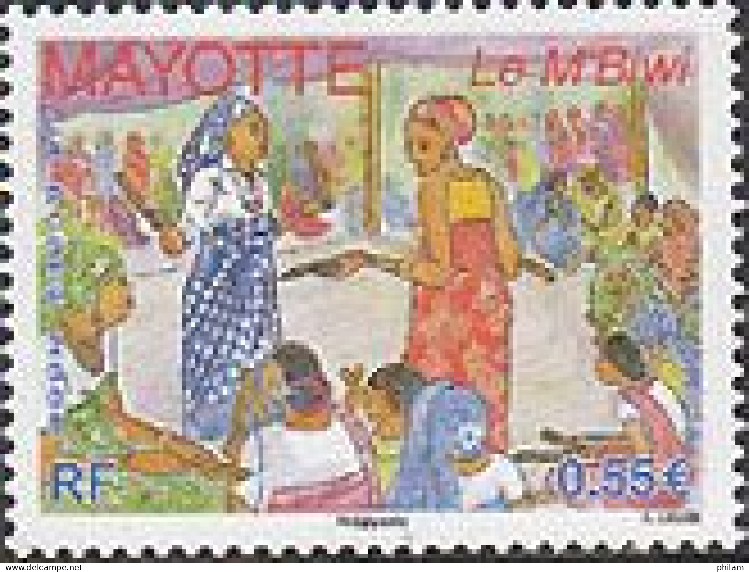 MAYOTTE 2008 - Danses Mahoraises Du M'Biwi - 1 V. - Unused Stamps