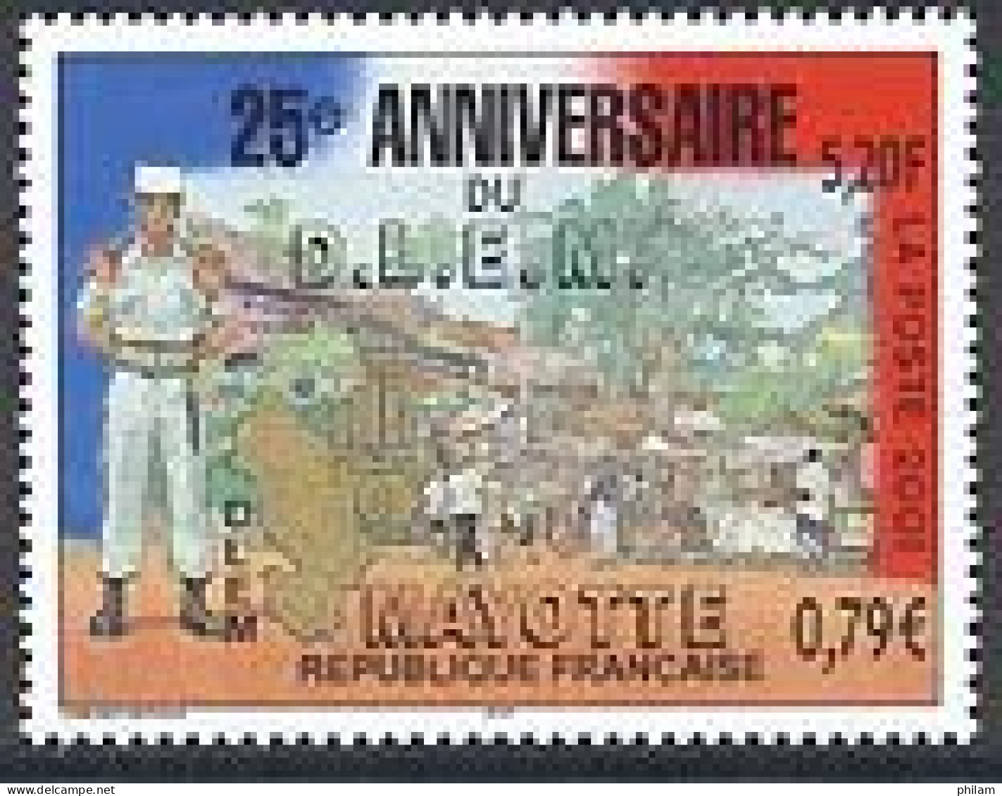 MAYOTTE 2001 - 25ème Anniversaire Du D.L.E.M. - 1 V. - Ungebraucht