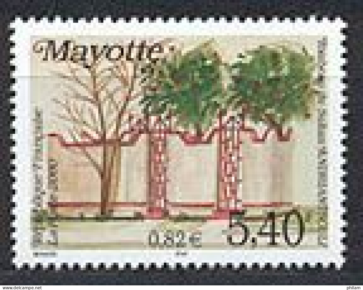 MAYOTTE 2000 - Tombeau Du Sultan Andriantsouli - 1 V. - Unused Stamps